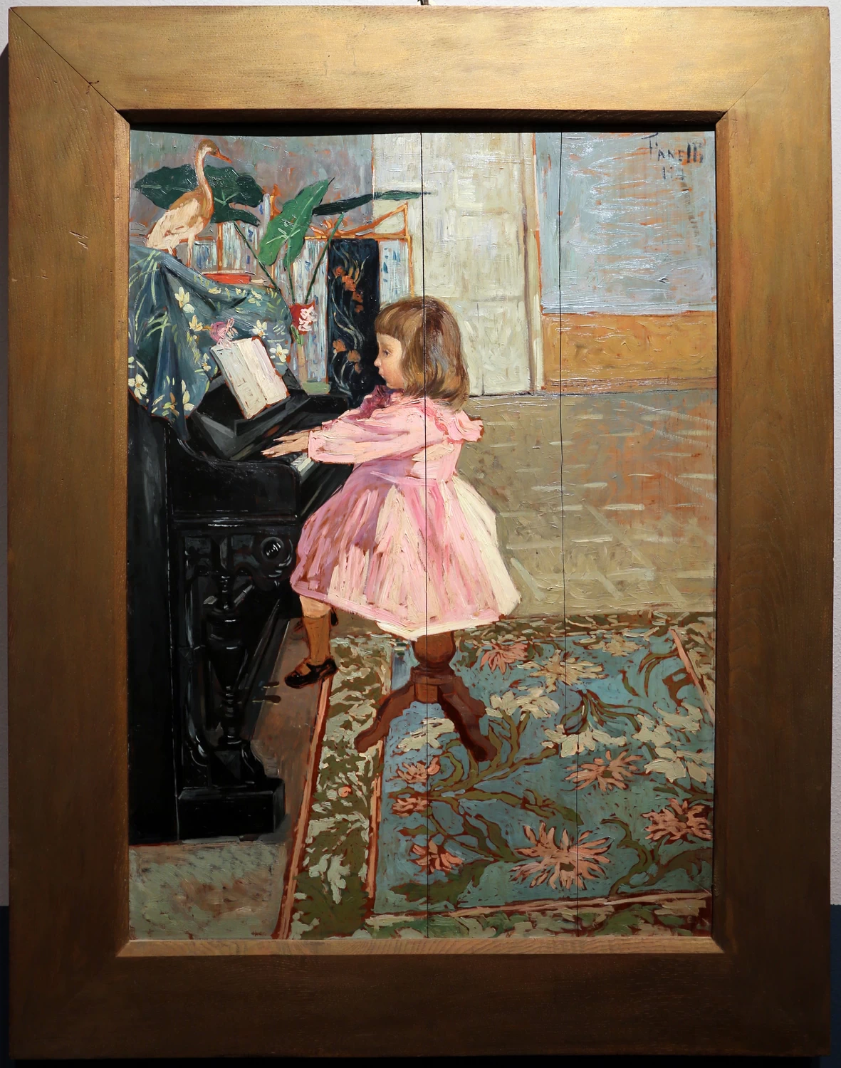 Maria Bianca Ginori al pianoforte, 1901